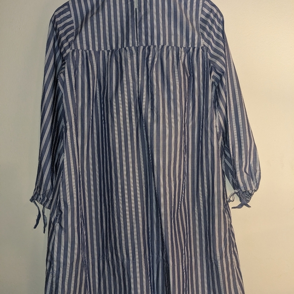 Wilfred X Aritzia Le Fou Striped Poplin Long Sleeve Dress Size XS - Picture 4 of 7
